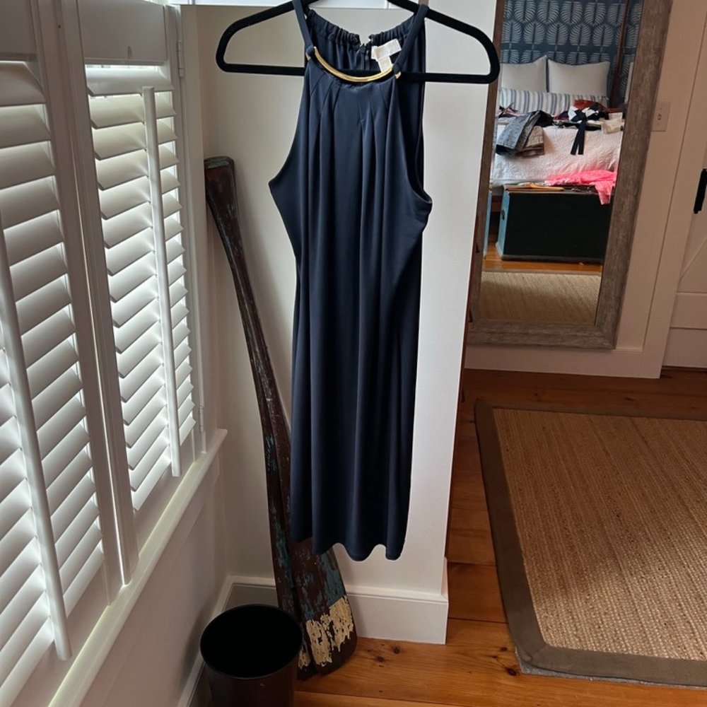 Micheal Kors Navy Cocktail dress, Size Medium
